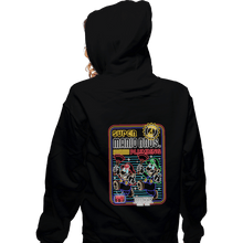 Load image into Gallery viewer, Secret_Shirts Zippered Hoodies, Unisex / Small / Black Neon Mario Plumber