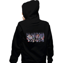 Load image into Gallery viewer, Shirts Pullover Hoodies, Unisex / Small / Black Where The Wild Mechs Are