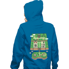Load image into Gallery viewer, Shirts Zippered Hoodies, Unisex / Small / Royal Blue Super Console World