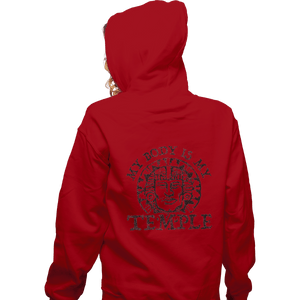 Shirts Pullover Hoodies, Unisex / Small / Red My Body Is A Hidden Temple