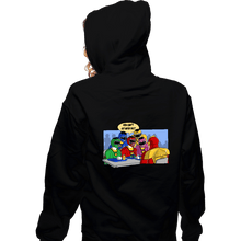Load image into Gallery viewer, Daily_Deal_Shirts Zippered Hoodies, Unisex / Small / Black Mean Rangers