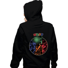 Load image into Gallery viewer, Daily_Deal_Shirts Zippered Hoodies, Unisex / Small / Black Spirit Fighters
