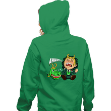 Load image into Gallery viewer, Shirts Zippered Hoodies, Unisex / Small / Irish Green Lokibite