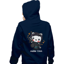 Load image into Gallery viewer, Shirts Pullover Hoodies, Unisex / Small / Navy Hello Cara