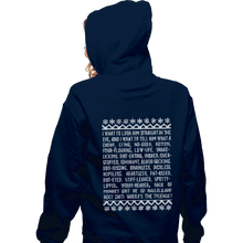 Load image into Gallery viewer, Shirts Zippered Hoodies, Unisex / Small / Navy Clark Tirade