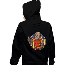 Load image into Gallery viewer, Secret_Shirts Zippered Hoodies, Unisex / Small / Black Daring Boy