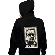 Load image into Gallery viewer, Secret_Shirts Zippered Hoodies, Unisex / Small / Black OVER!