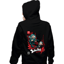 Load image into Gallery viewer, Daily_Deal_Shirts Zippered Hoodies, Unisex / Small / Black John Ink