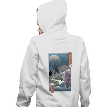 Load image into Gallery viewer, Daily_Deal_Shirts Zippered Hoodies, Unisex / Small / White Unicorn Ukiyo-e