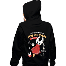 Load image into Gallery viewer, Secret_Shirts Zippered Hoodies, Unisex / Small / Black Princess Ice Cream