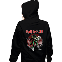 Load image into Gallery viewer, Daily_Deal_Shirts Zippered Hoodies, Unisex / Small / Black Iron Ranger