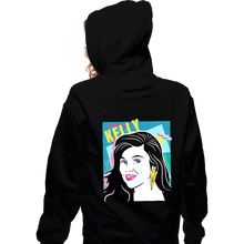Load image into Gallery viewer, Shirts Zippered Hoodies, Unisex / Small / Black 80s Kelly