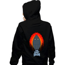 Load image into Gallery viewer, Shirts Zippered Hoodies, Unisex / Small / Black The Giant Iron