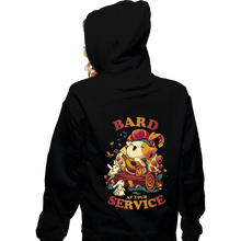 Load image into Gallery viewer, Daily_Deal_Shirts Zippered Hoodies, Unisex / Small / Black Bard's Call