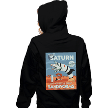 Load image into Gallery viewer, Shirts Pullover Hoodies, Unisex / Small / Black Visit Saturn