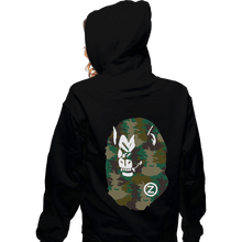 Load image into Gallery viewer, Shirts Pullover Hoodies, Unisex / Small / Black A Bathing Oozaru