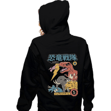 Load image into Gallery viewer, Shirts Zippered Hoodies, Unisex / Small / Black DIno Sentai