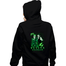 Load image into Gallery viewer, Daily_Deal_Shirts Zippered Hoodies, Unisex / Small / Black Matrix JoJo