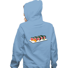 Load image into Gallery viewer, Daily_Deal_Shirts Zippered Hoodies, Unisex / Small / Royal Blue Rock Rolls
