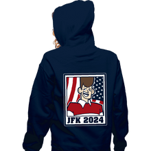 Load image into Gallery viewer, Shirts Zippered Hoodies, Unisex / Small / Navy Clone High President