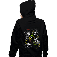 Load image into Gallery viewer, Daily_Deal_Shirts Zippered Hoodies, Unisex / Small / Black Ssssmokin'