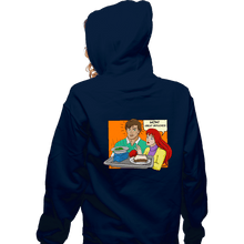 Load image into Gallery viewer, Daily_Deal_Shirts Zippered Hoodies, Unisex / Small / Navy Great Reflexes
