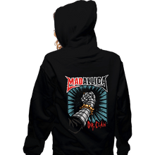 Load image into Gallery viewer, Secret_Shirts Zippered Hoodies, Unisex / Small / Black Madallica
