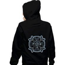 Load image into Gallery viewer, Shirts Zippered Hoodies, Unisex / Small / Black Gamer Mandala