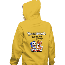 Load image into Gallery viewer, Daily_Deal_Shirts Zippered Hoodies, Unisex / Small / White Spikehead