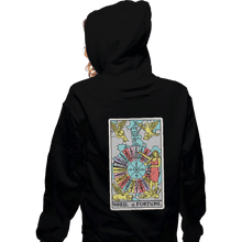 Load image into Gallery viewer, Shirts Zippered Hoodies, Unisex / Small / Black Wheel of Fortune