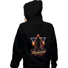Load image into Gallery viewer, Shirts Zippered Hoodies, Unisex / Small / Black Retro Assassin