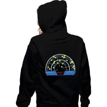 Load image into Gallery viewer, Daily_Deal_Shirts Zippered Hoodies, Unisex / Small / Black Motion Sensor