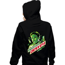 Load image into Gallery viewer, Secret_Shirts Zippered Hoodies, Unisex / Small / Black Mountain Dewey!