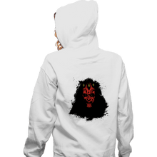 Load image into Gallery viewer, Shirts Zippered Hoodies, Unisex / Small / White Sith Splatter