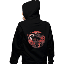 Load image into Gallery viewer, Shirts Zippered Hoodies, Unisex / Small / Black Birds