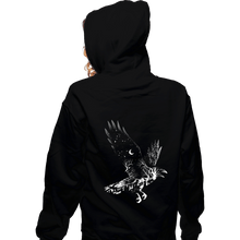 Load image into Gallery viewer, Daily_Deal_Shirts Zippered Hoodies, Unisex / Small / Black Resurrection Of The Crow