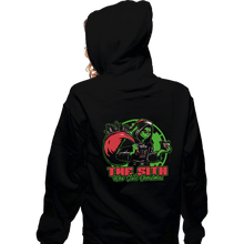Load image into Gallery viewer, Daily_Deal_Shirts Zippered Hoodies, Unisex / Small / Black The Sith Who Stole Christmas