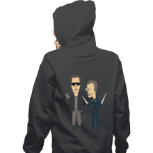 Load image into Gallery viewer, Shirts Pullover Hoodies, Unisex / Small / Charcoal T800 and T1000