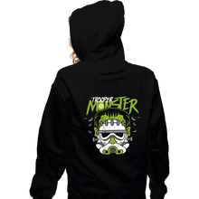 Load image into Gallery viewer, Shirts Zippered Hoodies, Unisex / Small / Black New Empire Monster
