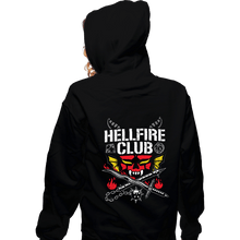Load image into Gallery viewer, Daily_Deal_Shirts Zippered Hoodies, Unisex / Small / Black The Hellfire Club