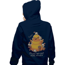 Load image into Gallery viewer, Shirts Zippered Hoodies, Unisex / Small / Navy More Big More Power