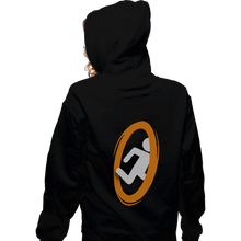 Load image into Gallery viewer, Shirts Zippered Hoodies, Unisex / Small / Black Portal B