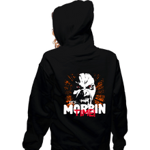Load image into Gallery viewer, Daily_Deal_Shirts Zippered Hoodies, Unisex / Small / Black It's Morbin' Time!