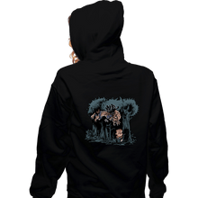 Load image into Gallery viewer, Daily_Deal_Shirts Zippered Hoodies, Unisex / Small / Black Arnie And Predator