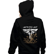 Load image into Gallery viewer, Secret_Shirts Zippered Hoodies, Unisex / Small / Black Fireflies.