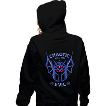 Load image into Gallery viewer, Daily_Deal_Shirts Zippered Hoodies, Unisex / Small / Black Chaotic Evil 83