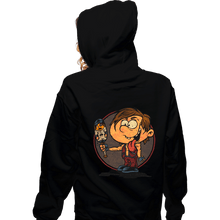 Load image into Gallery viewer, Secret_Shirts Zippered Hoodies, Unisex / Small / Black Ajax's Popsicle
