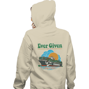 Shirts Zippered Hoodies, Unisex / Small / White Ever Given