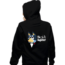 Load image into Gallery viewer, Daily_Deal_Shirts Zippered Hoodies, Unisex / Small / Black The Dogfather