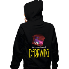 Load image into Gallery viewer, Secret_Shirts Zippered Hoodies, Unisex / Small / Black The Adventures Of Darkwing